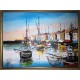 Huile sur toile par ivan Kolodkoff marine Saint Tropez