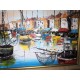 Huile sur toile par ivan Kolodkoff marine Saint Tropez