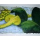 Peinture acrylique par Marcela Saez intitulée Arômes avec certificat d'authenticité