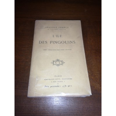 L'île des pinguoins par Anatole France