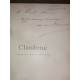 Claudette Contes et Propos Rustiques par andré Theuriet Edition dédicacée pour paul Hervieu célèbre Romancier Français