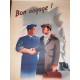Affiche de propagande de la 2ème guerre Mondiale intitulée "Bon Voyage"