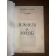 Humour et poésie par l'Abbé pierre Domé Bazinghen