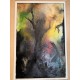 Huile sur toile tableau peinture par Gil Franco catherine Nature morte Art abstrait contemporain