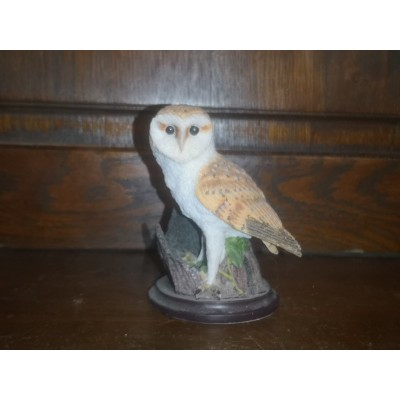 The country bird Collection The barn owl "La Chouette effraie" sculpted by andy Pearce