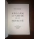 Apogée et chute de la Royauté par pierre Gaxotte 6 Tomes Complet