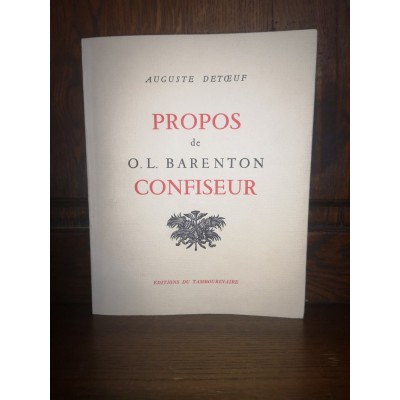 Propos de O. L barenton Confiseurs par auguste Detoeuf