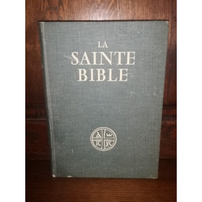 La Sainte Bible traduite en Français sous la direction de l'école Biblique de Jérusalem