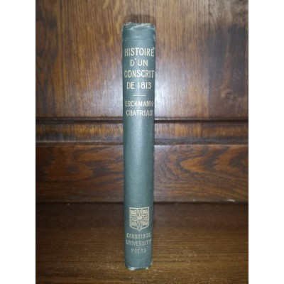 Histoire d'un conscrit de 1813 par Erckmann-Chatrian collection Hetzel Edition unique pour le Royaume Uni