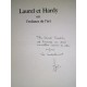 Laurel et Hardy ou l'enfance de l'Art par roland Lacourbe Exemplaire dédicacé à gérard Troussier qu'il avait sans sa Collection