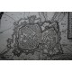 Plan de la Ville et de la Cité d'Arras Carte ancienne en Vieux Français