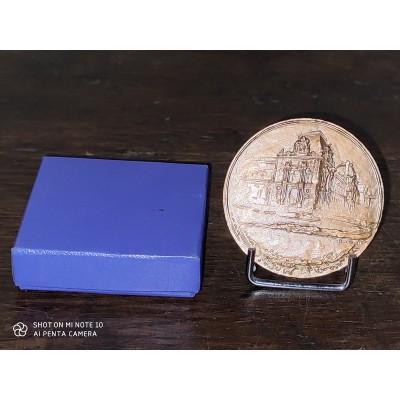 Médaille Inauguration de l'aérogare d'ORLY 1961 Monnaie de Paris Gravée par H. Dropsy En Bronze