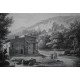 charles Constans d'après jean-baptiste gabriel  Langlacé (1786-1864) Lithographie Intitulée Vue des environs de Clermont
