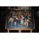 Danse de Noces Copie de l'Huile sur cuivre par jan Brueghel dit De Velours (1568-1625) Numérotée N°2536