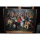 Danse de Noces Copie de l'Huile sur cuivre par jan Brueghel dit De Velours (1568-1625) Numérotée N°2536