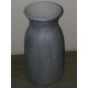 Vase forme bouteille gris