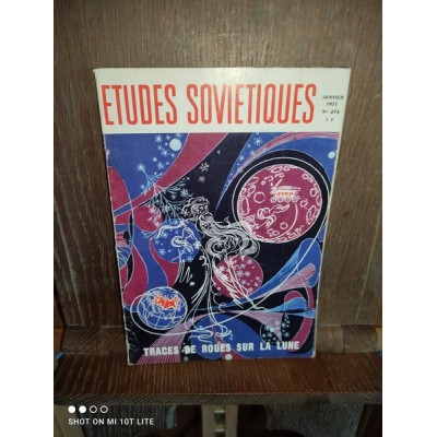 Etudes soviétiques traces de roue sur la lune