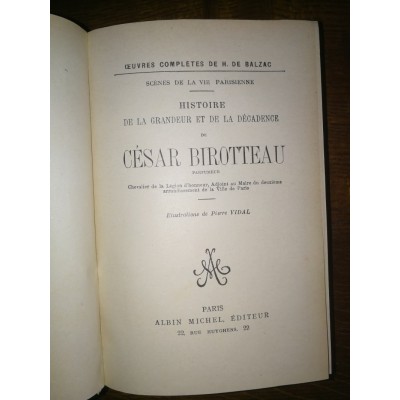 Par Balzac, César Birotteau