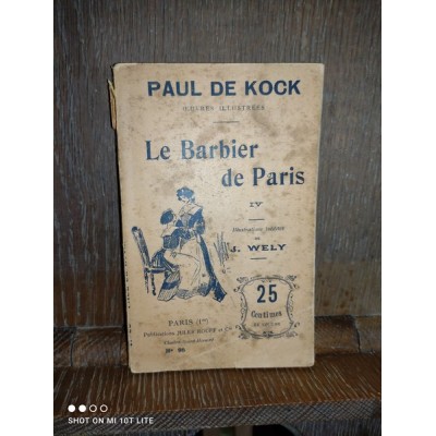 Le barbier de Paris par paul de Kock