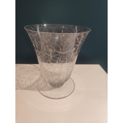 Magnifique Vase en cristal de Baccarat Modèle Michel Ange ancien