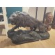 Sculpture Lion en furie par armand Fagotto