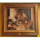 Huile sur toile nature morte par alain Delsalle (1943)