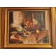 Huile sur toile nature morte par alain Delsalle (1943)