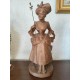 Magnifique Bergère par Georges Van Der Straeten (1856-1941) en Terre cuite