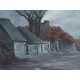 Huile sur toile Paysage de Delpierre