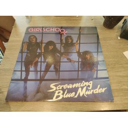 Vinyle Girlschool Screaming blue murder 1982