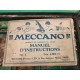 Boîte de Meccano de 1916 Engineering in miniature 1 avec manuel d'instructions
