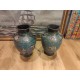 Paire de vases en émail cloisonné Chinois anciens