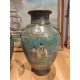 Paire de vases en émail cloisonné Chinois anciens