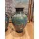 Paire de vases en émail cloisonné Chinois anciens