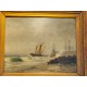 Marine magnifiquement encadrée par andré Maglione XIXème siècle