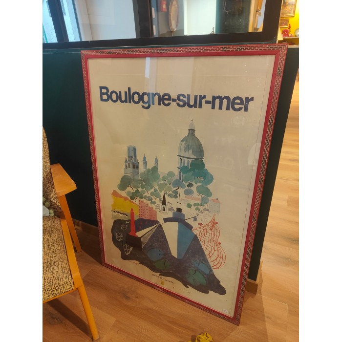 Affiche Boulogne sur Mer par françoise level