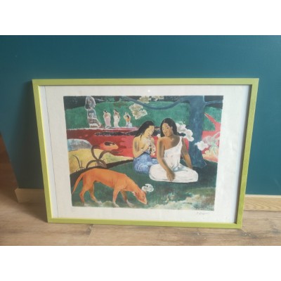 Lithographie par Rafflewski Rolf (1943-2019) représentant AREAREA par paul Gauguin Numérotée