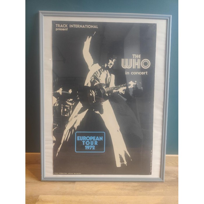 Affiche de concert The Who originale The Who in concert European Tour 1972