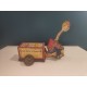 Jouet mécanique à friction Triporteur Mont blanc Punch ancien Vers 1960