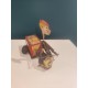 Jouet mécanique à friction Triporteur Mont blanc Punch ancien Vers 1960