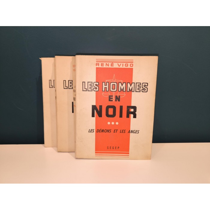 Les Hommes en noir par rené Vigo 3 Tomes Complet Avocats, Magistrats
