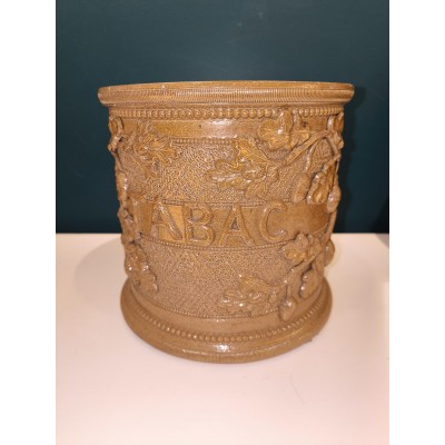 Pot à priser en grès du Beauvaisis XIXème siècle