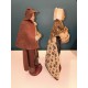 Couple de santons Claude Carbonel le Berger la boulangère sujets provençaux