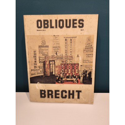 Obliques numéro 20-21 par lionel Richard Brecht Dramaturge, écrivain et metteur en scène Allemand