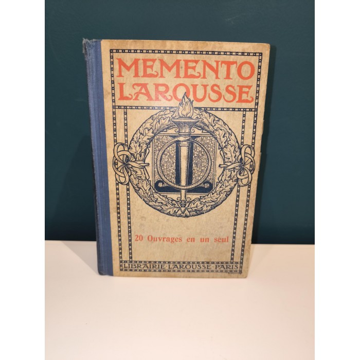 Mémento Larousse encyclopédique et illustré 20 ouvrages en un seul 1930