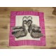 Carré foulard par jeanne Lanvin Castillo à décor de cygnes