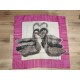 Carré foulard par jeanne Lanvin Castillo à décor de cygnes