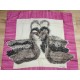 Carré foulard par jeanne Lanvin Castillo à décor de cygnes
