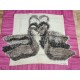 Carré foulard par jeanne Lanvin Castillo à décor de cygnes