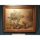 Huile surtoile nature morte ancienne signée